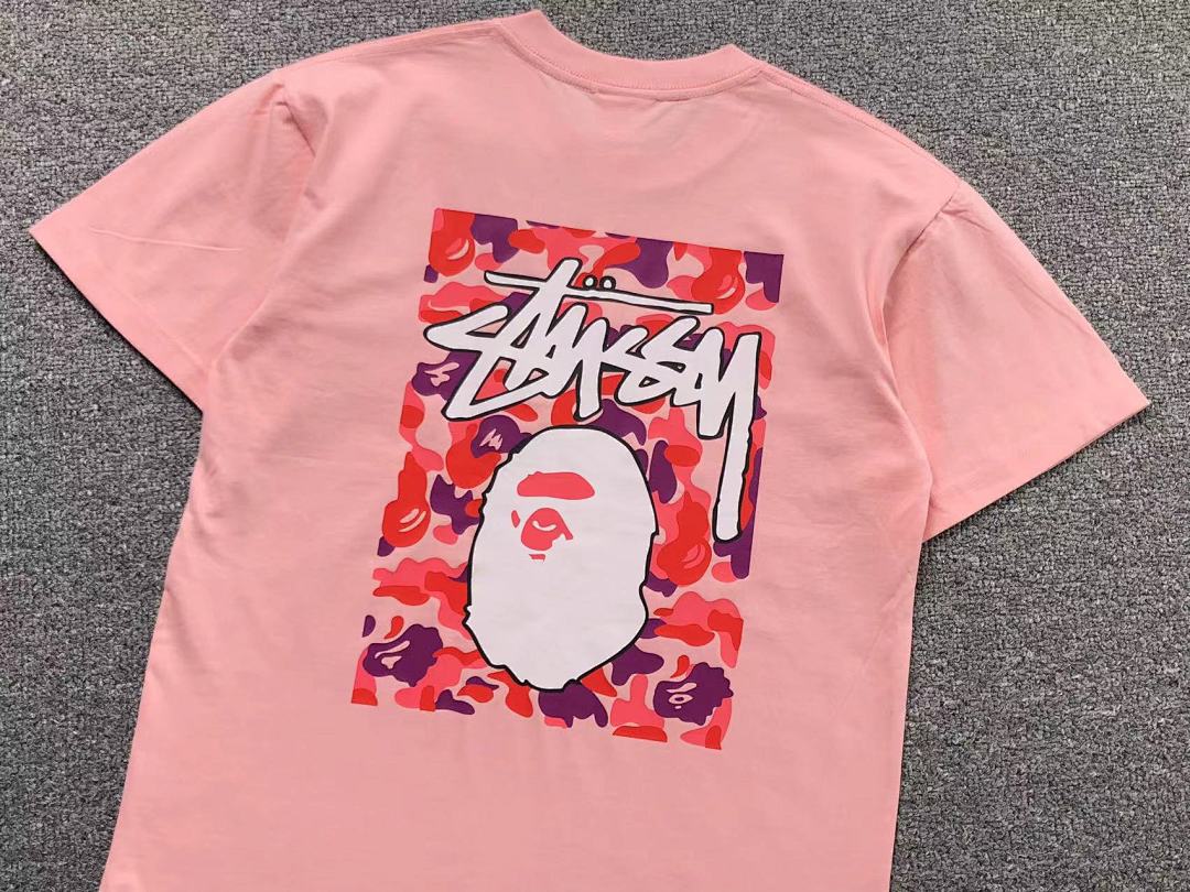 Bape 78 BAPE STUSSY T-SHIRT 1102090442 (Im 170Cm 55Kg I Wear Size S In The Phot) - Image 29
