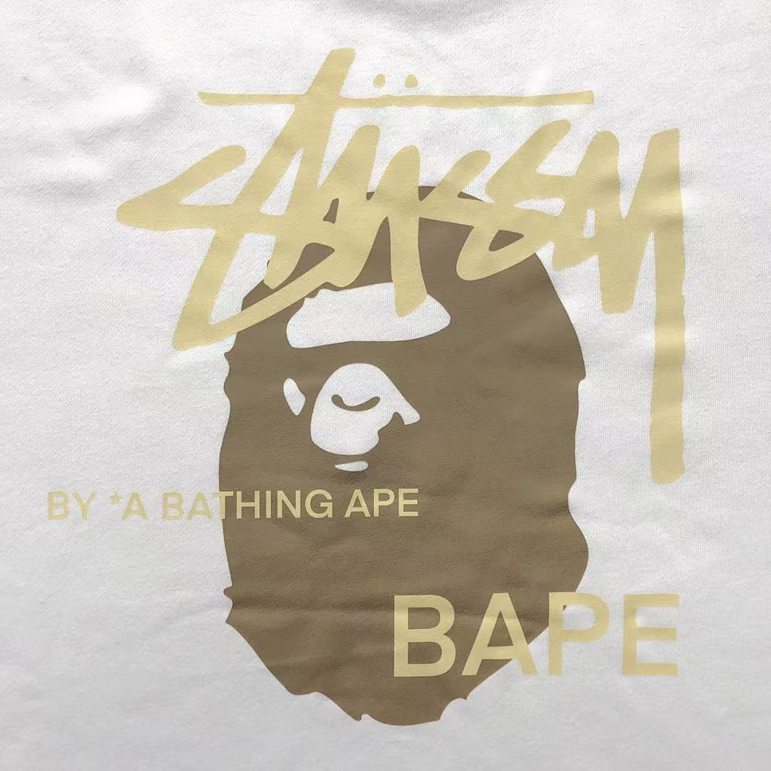 Bape 125 BAPE STUSSY HOODIE 4111281117 (Im 170Cm 55Kg I Wear Size S In The Phot) - Image 9