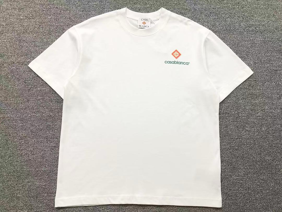 Casablanca 105 CASABLANCA T-SHIRT 52062606127 (Im 170Cm 60Kg I Wear Size L In The Phot) - Image 7