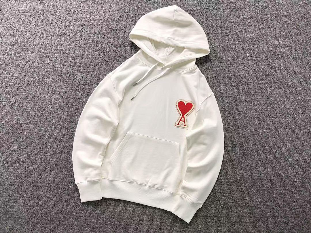 AMI 125 AMI HOODIE 57280488 (Im 170Cm 60Kg I Wear Size M In The Phot) - Image 9