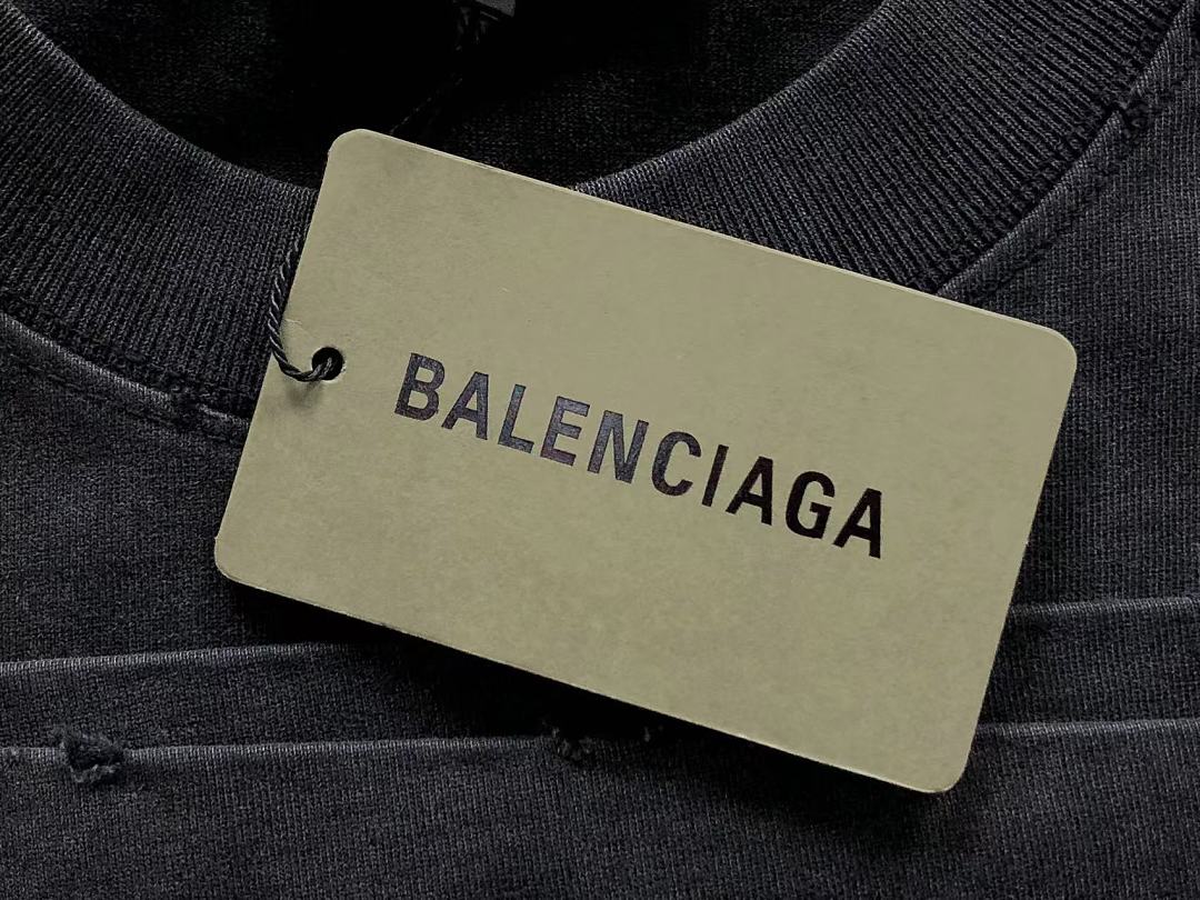 Balenciaga 125 B⭐L⭐⭐⭐IA⭐A T-SHIRT 5208240481 (Im 170Cm 60Kg I Wear Size S In The Phot) - Image 19