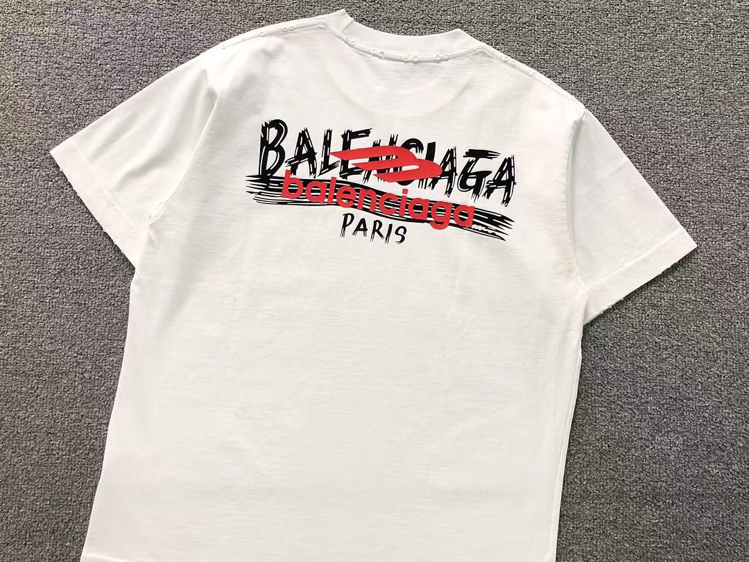 Balenciaga 135 B⭐L⭐⭐⭐IA⭐A T-SHIRT 5260609147 (Im 170Cm 60Kg I Wear Size L In The Phot) - Image 8