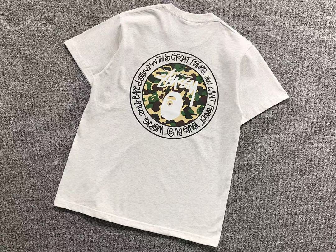 Bape 78 BAPE STUSSY T-SHIRT 1102091242 (Im 170Cm 55Kg I Wear Size S In The Phot) - Image 8
