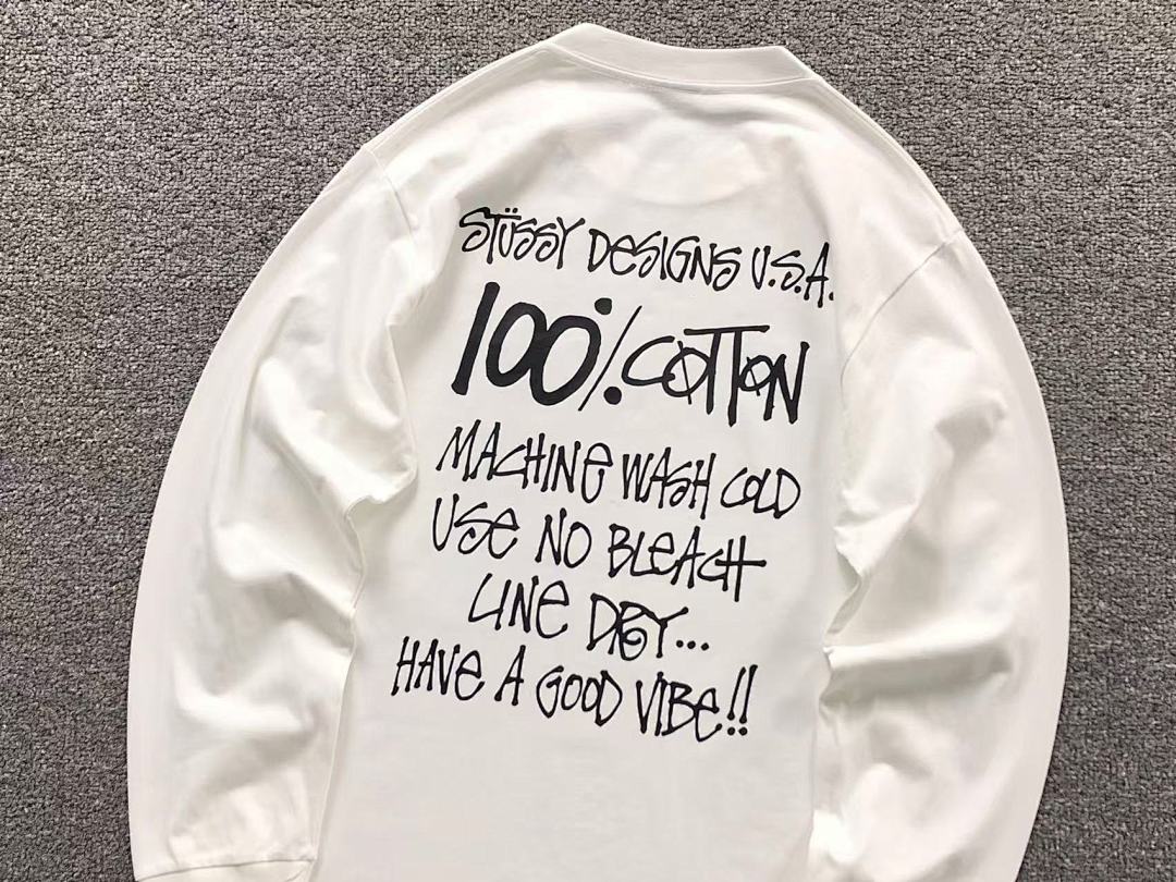Stussy 88 STUSSY LONG SLEEVED 4110050198 (Im 170Cm 60Kg I Wear Size M In The Phot) - Image 8