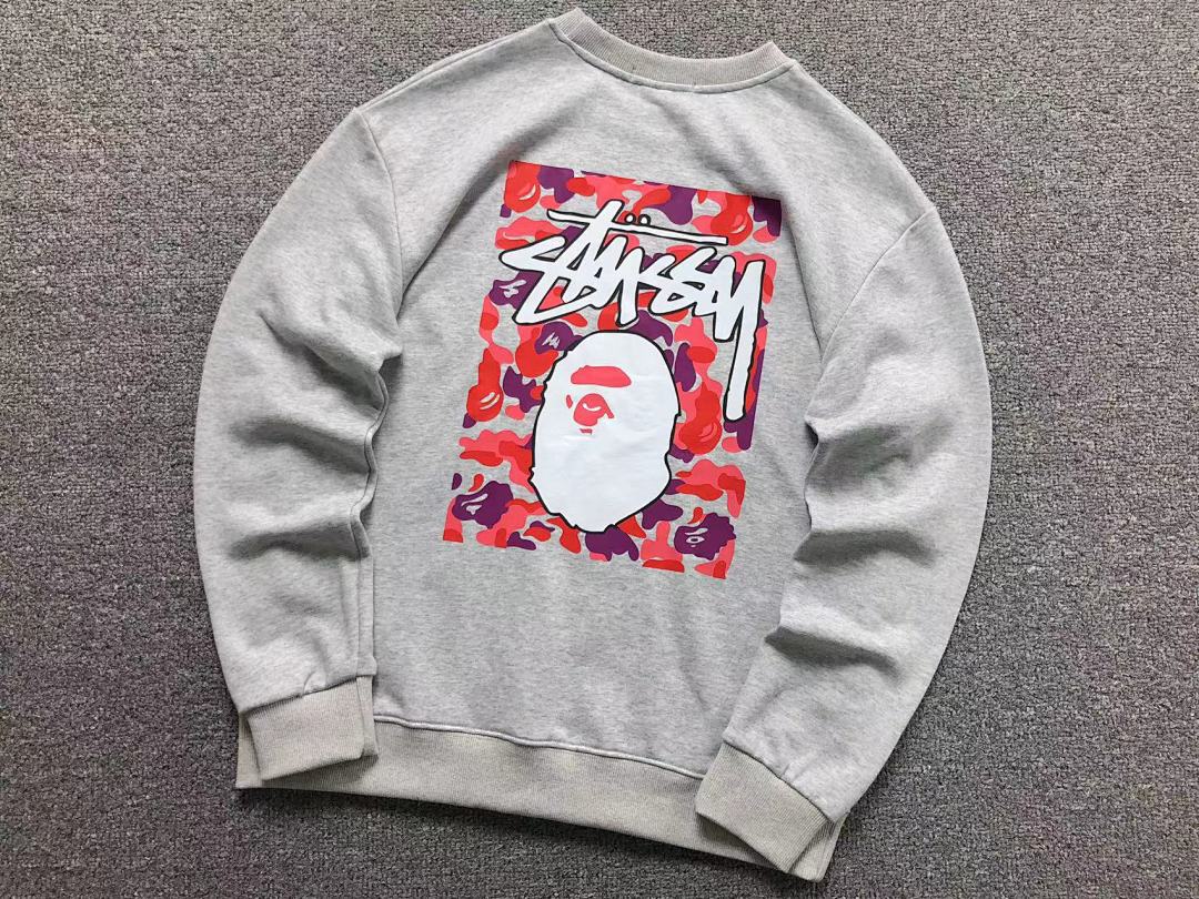 Bape 125 BAPE STUSSY HOODIE 4111280617 (Im 170Cm 55Kg I Wear Size S In The Phot) - Image 16