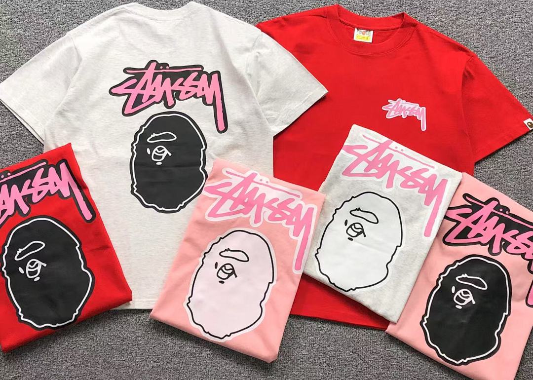 Bape 78 BAPE STUSSY T-SHIRT 1102091542 (Im 170Cm 55Kg I Wear Size S In The Phot) - Image 6