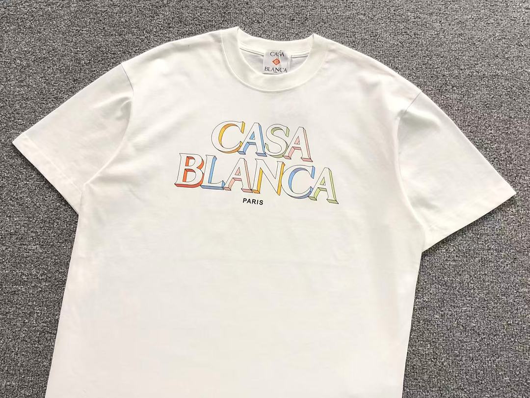 Casablanca 105 CASABLANCA T-SHIRT 52071809127 (Im 170Cm 60Kg I Wear Size L In The Phot) - Image 8