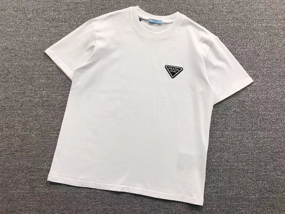 Prada 128 P⭐A⭐A T-SHIRT 211171421 (Im 170Cm 57Kg I Wear Size M In The Phot) - Image 7