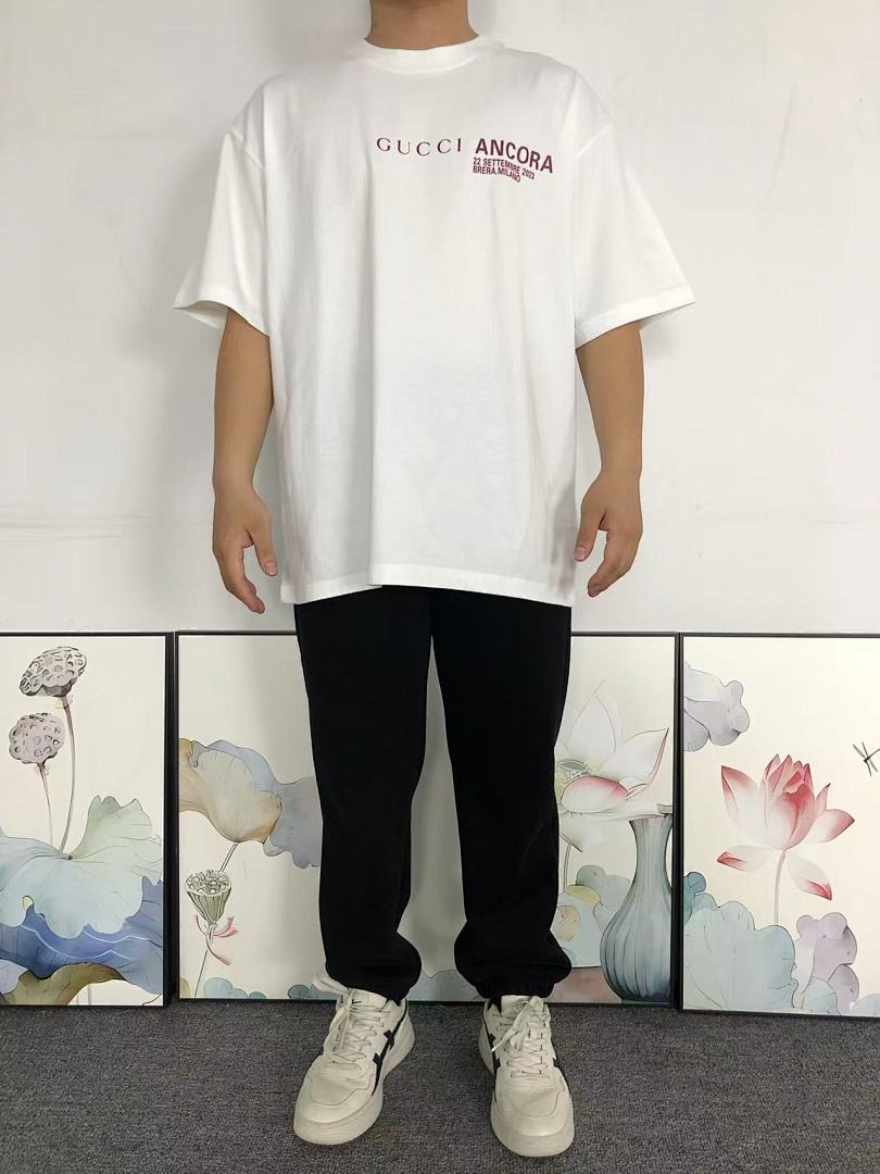Gucci 108 G⭐C⭐I T-SHIRT 5122023150 (Im 170Cm 60Kg I Wear Size M In The Phot) - Image 3