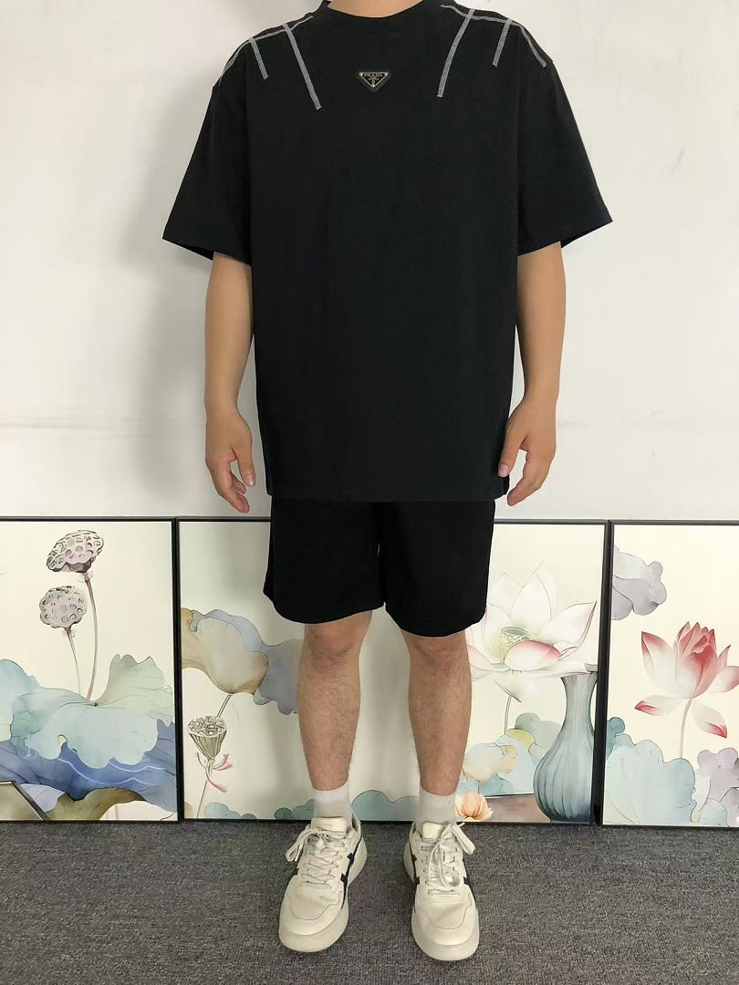 Prada 128 P⭐A⭐A T-SHIRT 5241409147 (Im 170Cm 60Kg I Wear Size S In The Phot) - Image 3