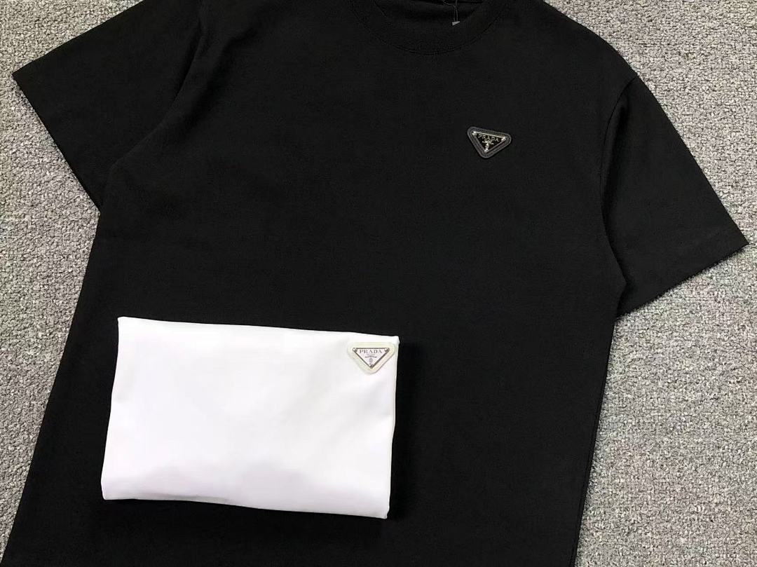 Prada 118 P⭐A⭐A T-SHIRT 11122008137 (Im 170Cm 55Kg I Wear Size M In The Phot) - Image 16
