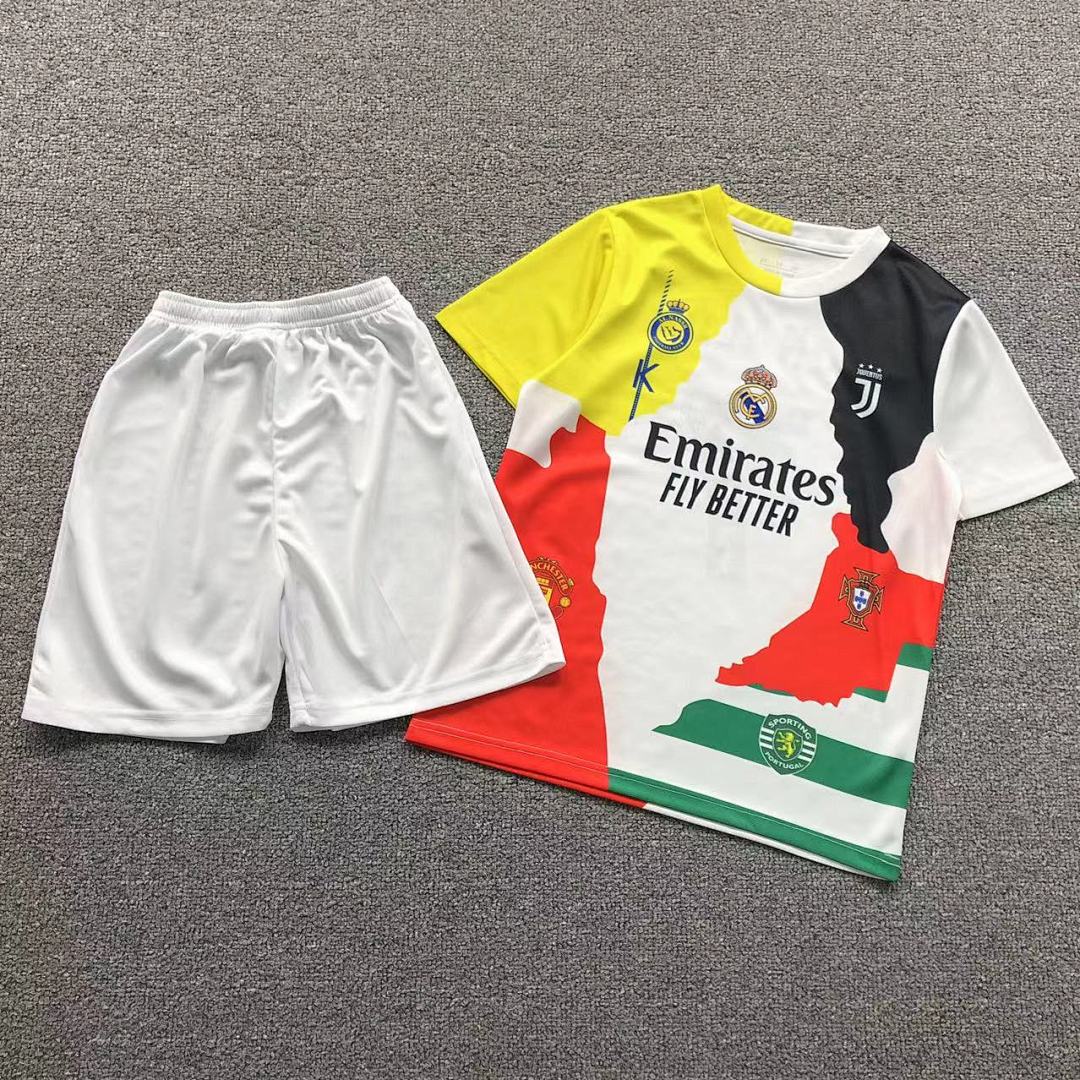 Chanel 75 FOOTBALL CHILD SHORTS T-SHIRT