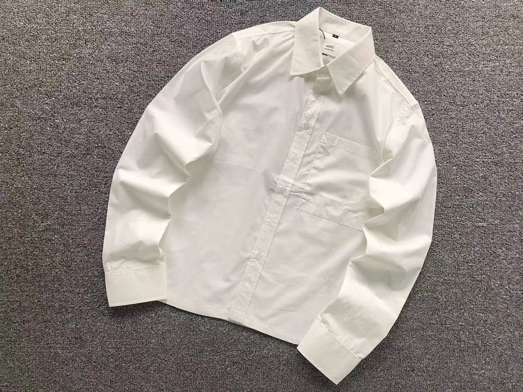AMI 138 AMI SHIRT 4104090317 (Im 170Cm 60Kg I Wear Size S In The Phot) - Image 8