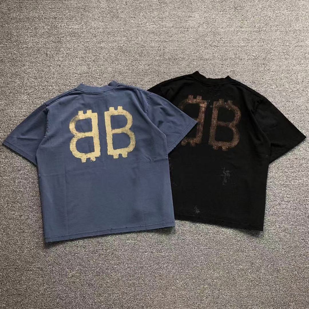 Balenciaga 125 B⭐L⭐⭐⭐IA⭐A T-SHIRT 42032302163 (Im 170Cm 60Kg I Wear Size XS In The Phot)
