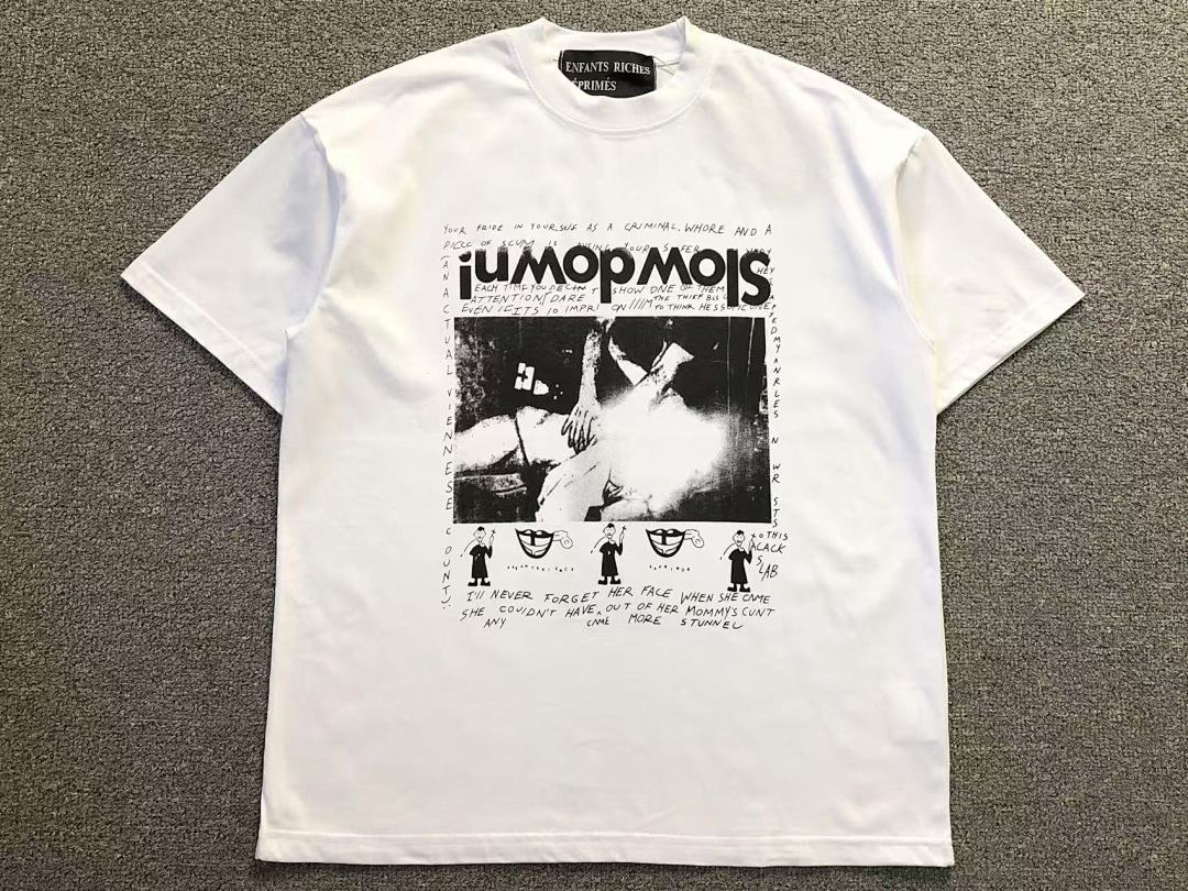 Chanel 88 ENFANTS RICHES DEPRIMES T-SHIRT 5122414162 (Im 170Cm 60Kg I Wear Size M In The Phot) - Image 5