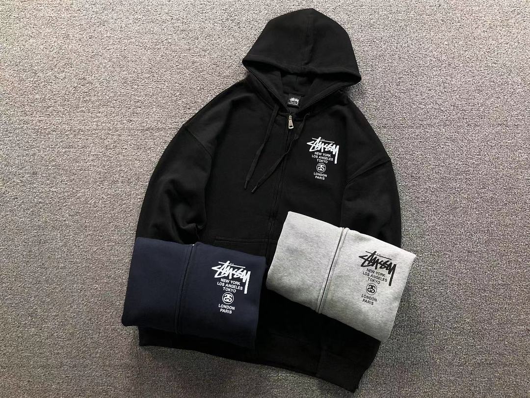 Stussy 129 STUSSY HOODIE 52082502123 (Im 170Cm 60Kg I Wear Size L In The Phot) - Image 17