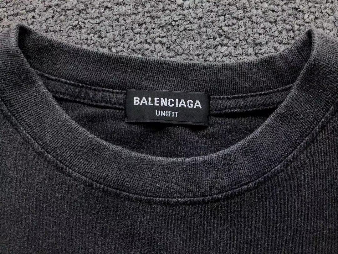 Balenciaga 98 B⭐L⭐⭐⭐IA⭐A T-SHIRT 5212219136 (Im 170Cm 60Kg I Wear Size M In The Phot) - Image 12