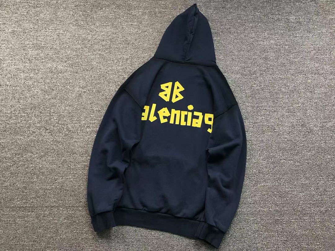 Balenciaga 225 B⭐L⭐⭐⭐IA⭐A HOODIE 5101172136 (Im 170Cm 60Kg I Wear Size S In The Phot) - Image 12