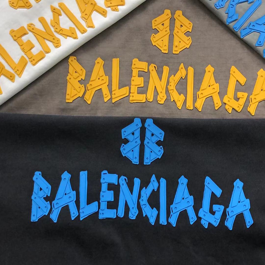 Balenciaga 128 B⭐L⭐⭐⭐IA⭐A T-SHIRT 42042909133 (Im 170Cm 60Kg I Wear Size 2XL In The Phot) - Image 18
