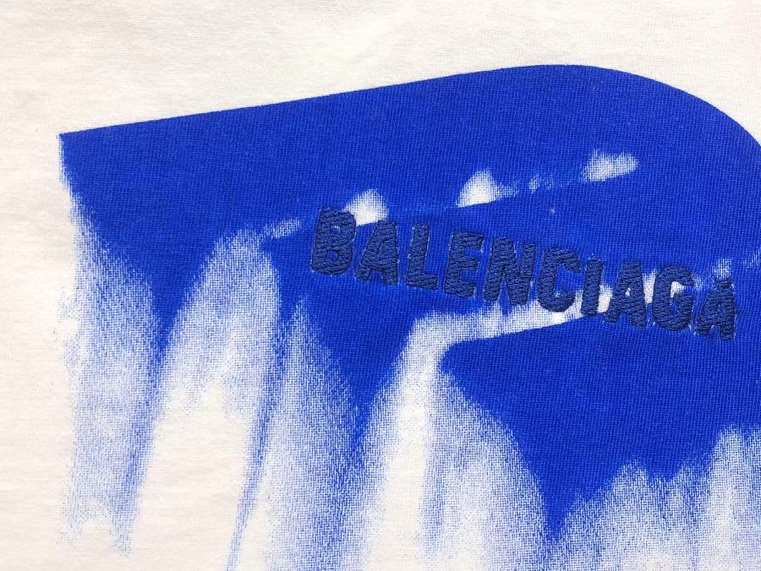 Balenciaga 125 B⭐L⭐⭐⭐IA⭐A T-SHIRT 42042410163 (Im 170Cm 60Kg I Wear Size XS In The Phot) - Image 9