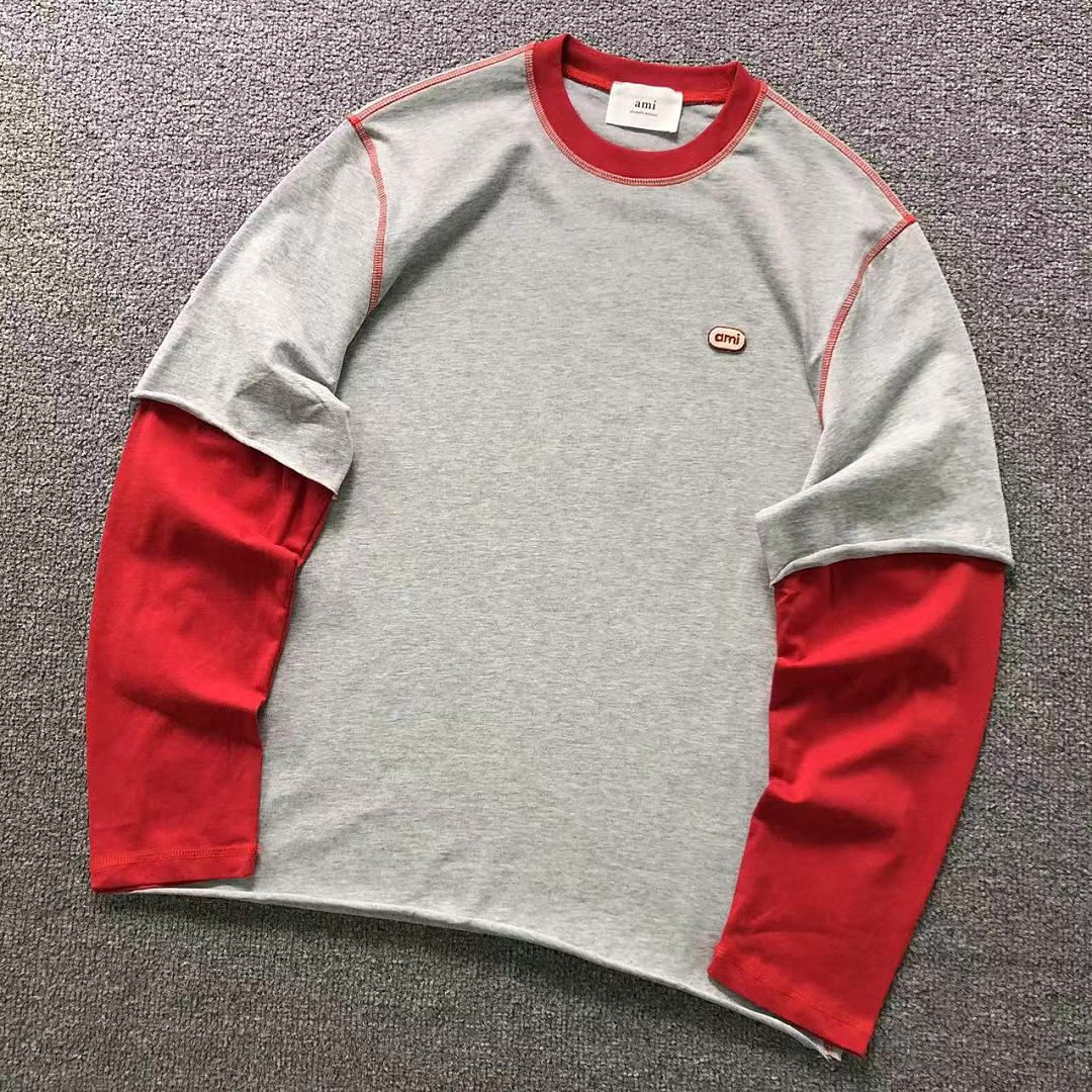 AMI 129 AMI LONG SLEEVED 3209040121 (Im 170Cm 60Kg I Wear Size M In The Phot)