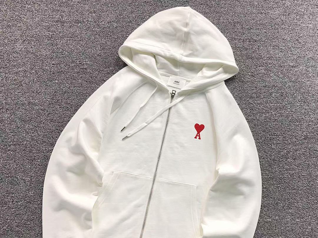 AMI 125 AMI HOODIE 57280888 (Im 170Cm 60Kg I Wear Size M In The Phot) - Image 9