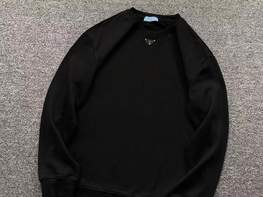 Prada 98 P⭐A⭐A HOODIE 1110310132 (Im 170Cm 60Kg I Wear Size 2XL In The Phot) - Image 9