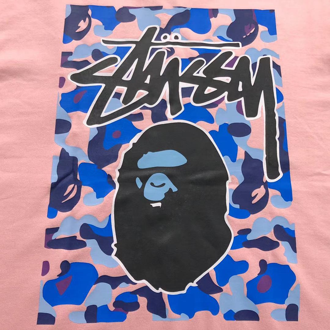 Bape 78 BAPE STUSSY T-SHIRT 1102090442 (Im 170Cm 55Kg I Wear Size S In The Phot) - Image 27