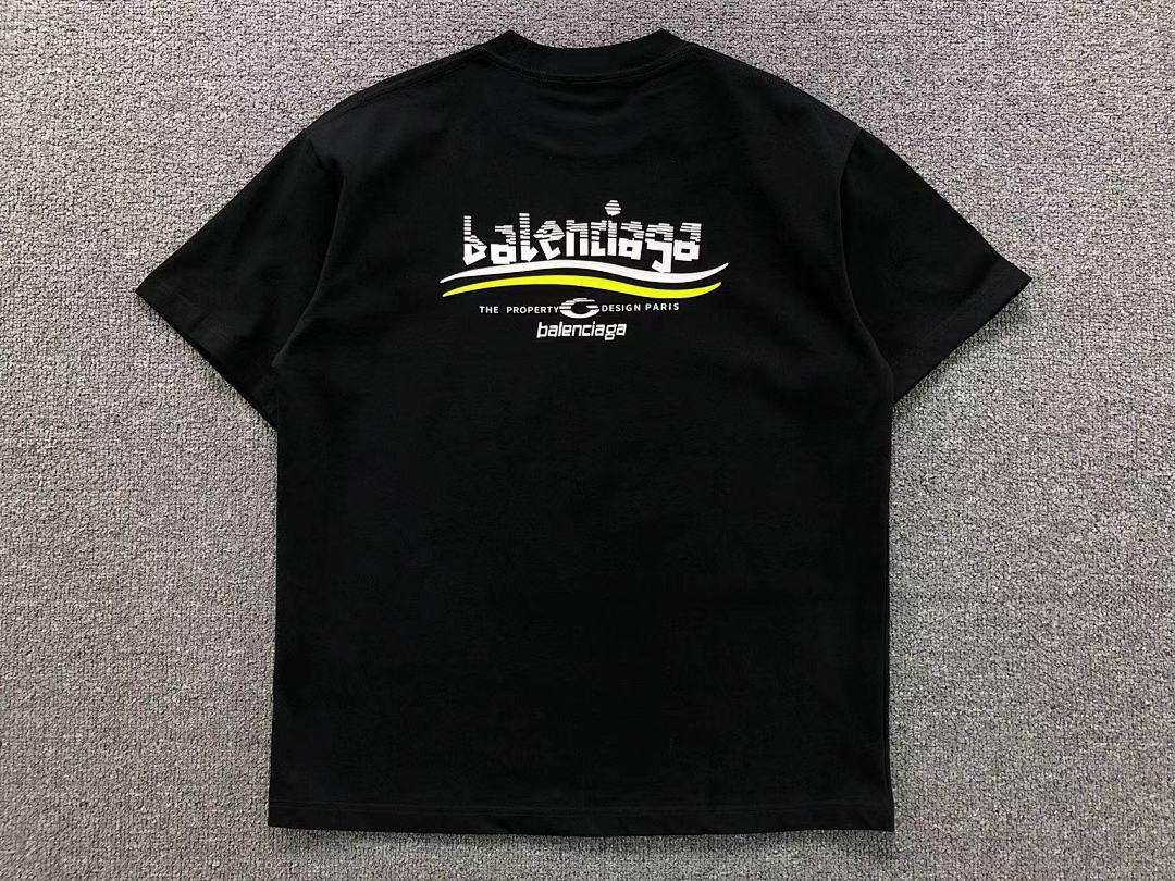 Balenciaga 118 B⭐L⭐⭐⭐IA⭐A T-SHIRT 4112002133 (Im 170Cm 60Kg I Wear Size XL In The Phot) - Image 9