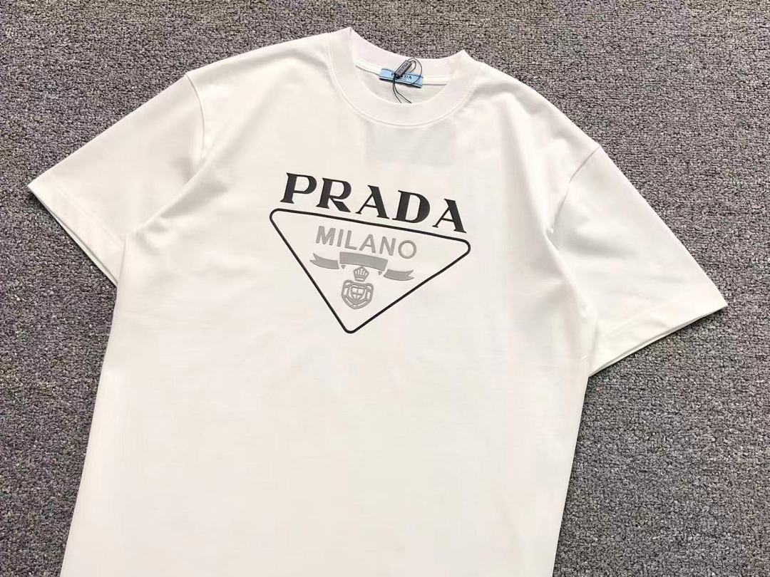 Prada 118 P⭐A⭐A T-SHIRT 5232416147 (Im 170Cm 60Kg I Wear Size M In The Phot) - Image 8