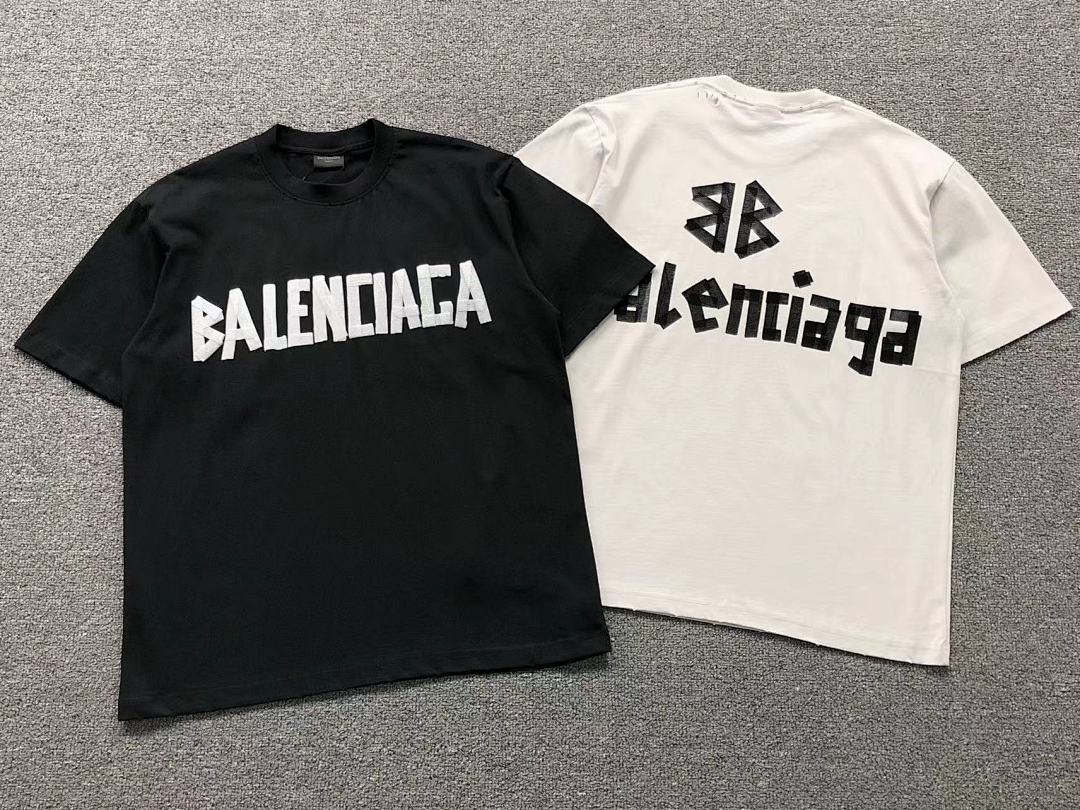 Balenciaga 118 B⭐L⭐⭐⭐IA⭐A T-SHIRT 4104070221 (Im 170Cm 60Kg I Wear Size M In The Phot) - Image 5