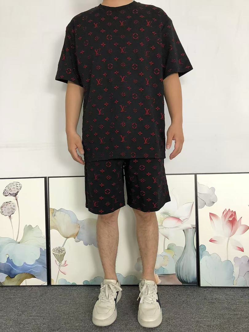 Louis Vuitton 218 L⭐ T-SHIRT SHORTS 5260205147 (Im 170Cm 60Kg I Wear Size XL In The Phot) - Image 4