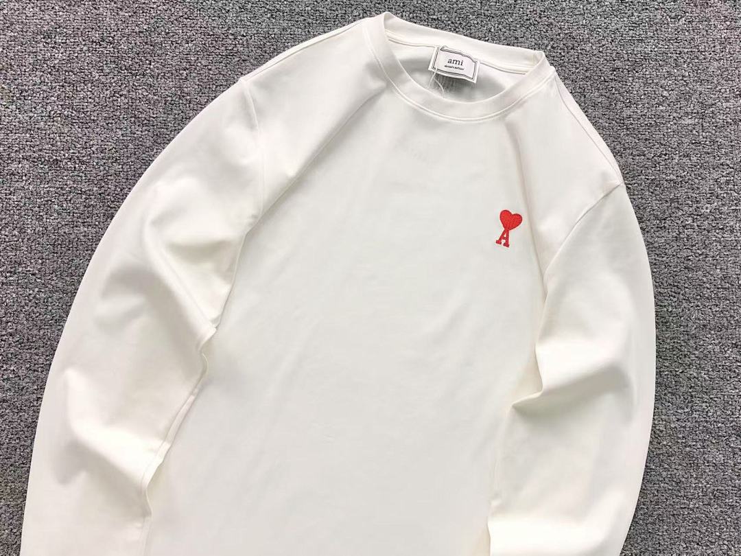 AMI 95 AMI LONG SLEEVED 3107171203 (Im 170Cm 60Kg I Wear Size L In The Phot) - Image 11