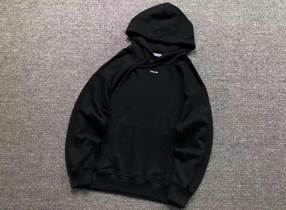 Prada 185 P⭐A⭐A HOODIE 511070419 (Im 170Cm 55Kg I Wear Size S In The Phot) - Image 8