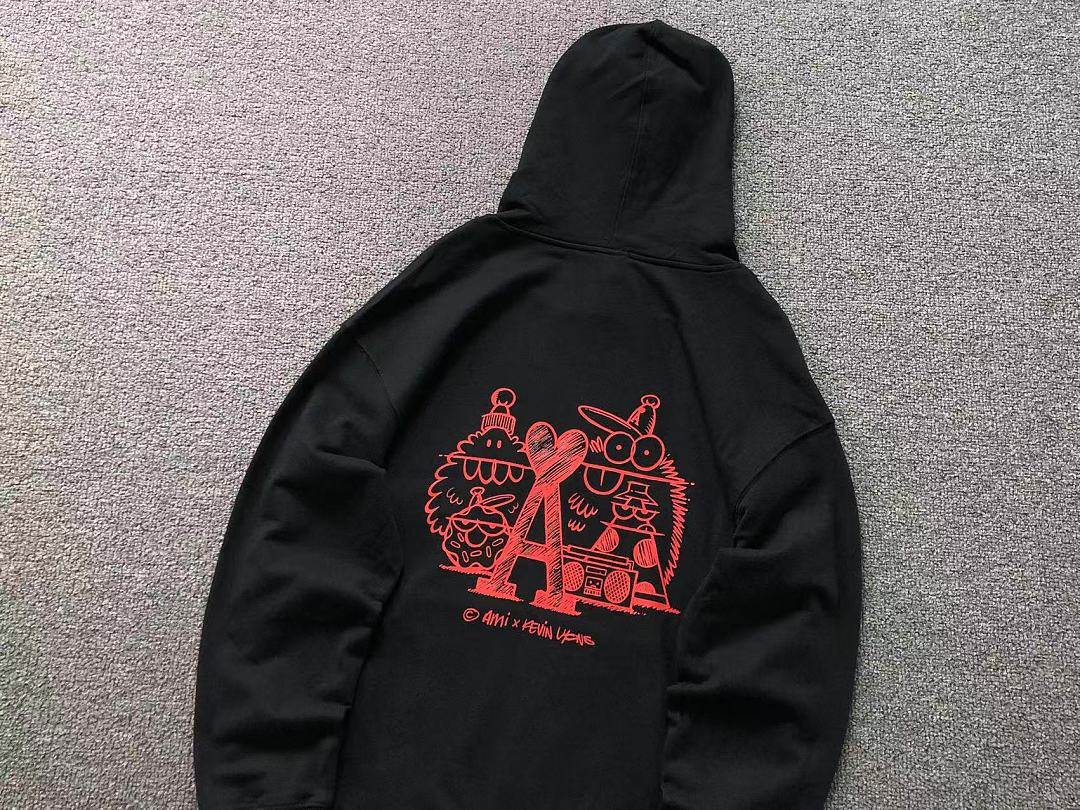 AMI 168 AMI HOODIE 3208212321 (Im 170Cm 60Kg I Wear Size M In The Phot) - Image 11