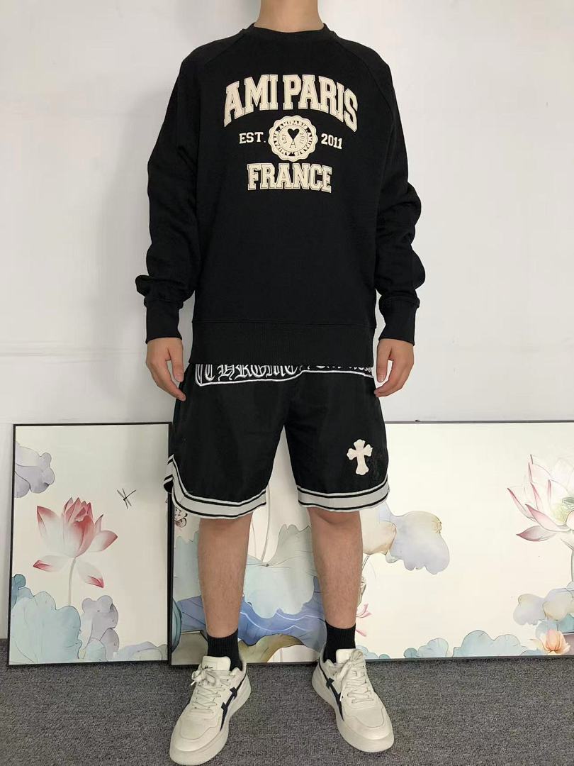AMI 108 AMI HOODIE 59064488 (Im 170Cm 60Kg I Wear Size M In The Phot) - Image 3