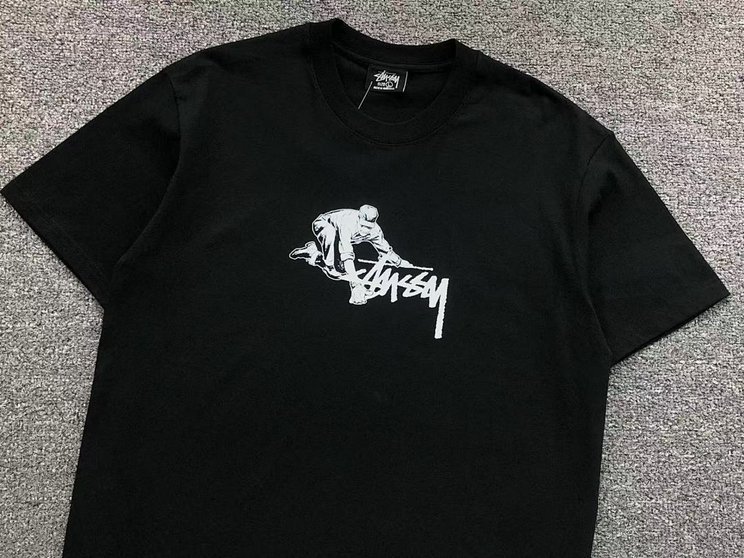 Stussy 85 STUSSY T-SHIRT 4109160502 (Im 170Cm 60Kg I Wear Size L In The Phot) - Image 8