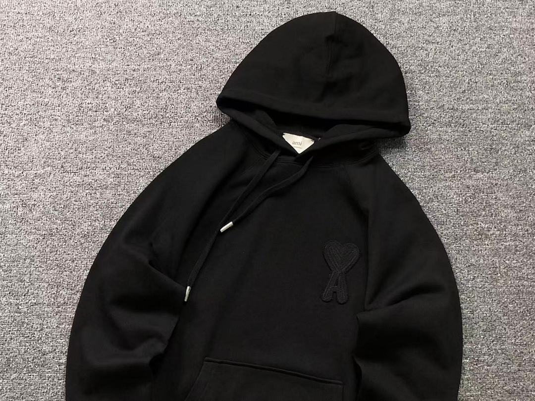 AMI 158 AMI HOODIE 3201123017 (Im 170Cm 60Kg I Wear Size S In The Phot) - Image 21