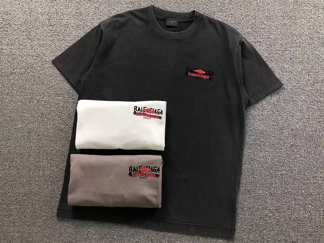 Balenciaga 128 B⭐L⭐⭐⭐IA⭐A T-SHIRT 3205070621 (Im 170Cm 60Kg I Wear Size L In The Phot) - Image 17