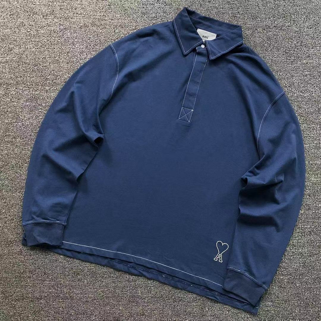 AMI 178 AMI LONG SLEEVED 22082714001 (Im 170Cm 60Kg I Wear Size M In The Phot)