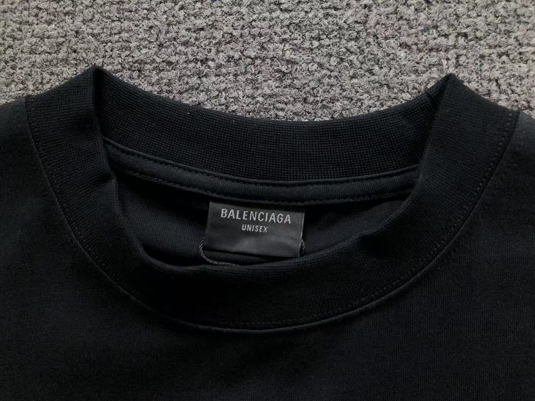 Balenciaga 118 B⭐L⭐⭐⭐IA⭐A T-SHIRT 42050406156 (Im 170Cm 60Kg I Wear Size 1 In The Phot) - Image 10