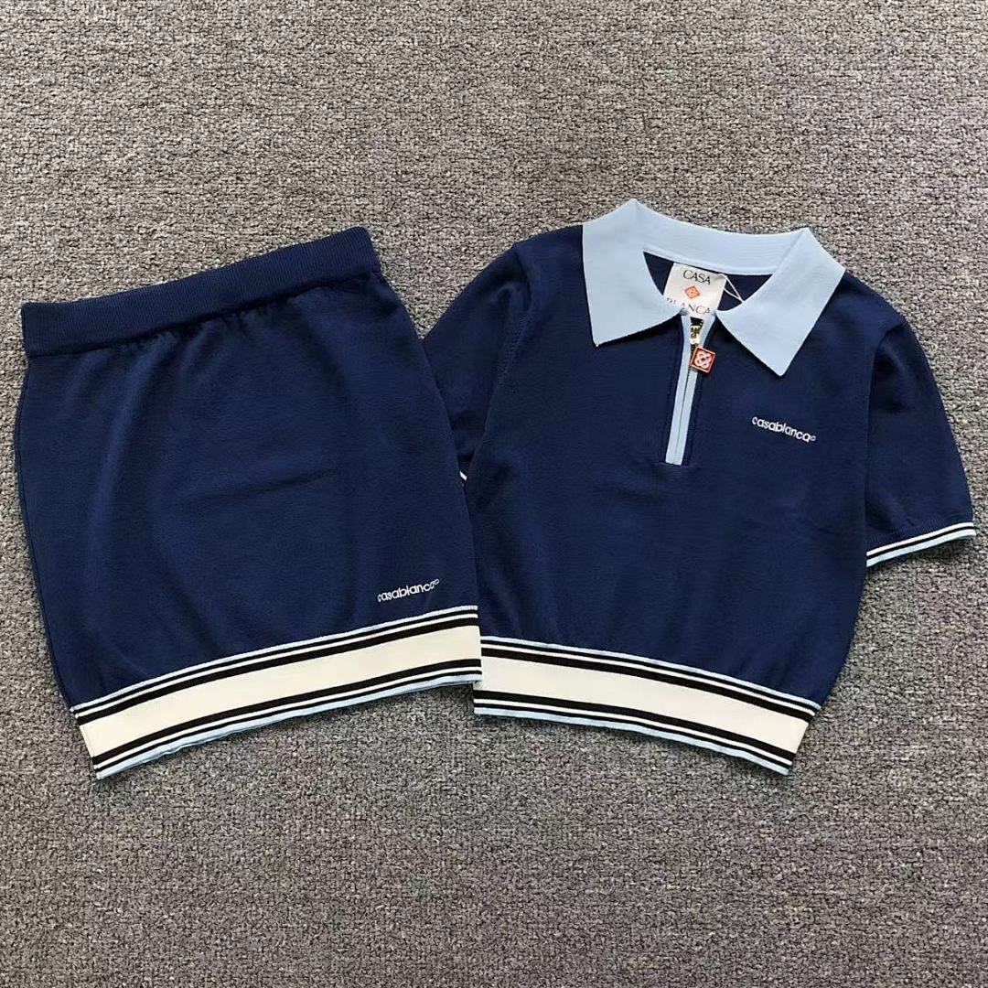 Casablanca 335 CASABLANCA POLO SHORT SKIRT FEMAIE