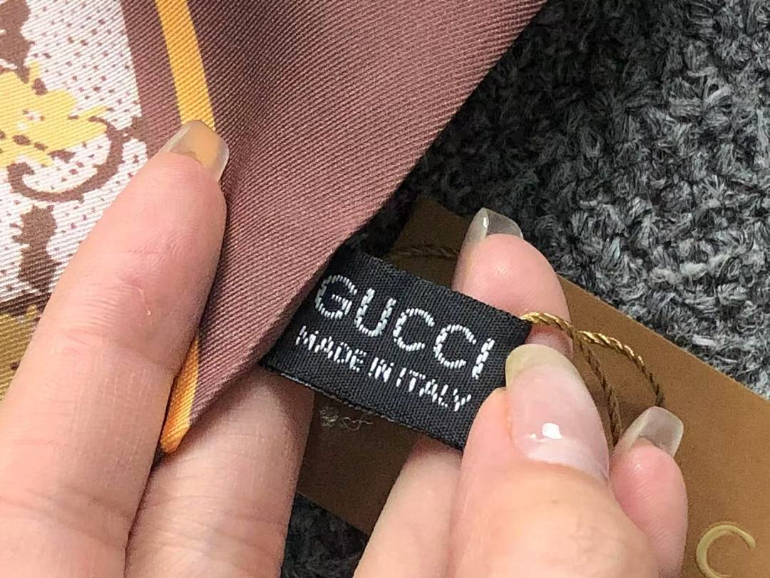 Gucci 68 G⭐C⭐I SCARF 5220711102 (Long 180CM* Wide 6CM*) - Image 9