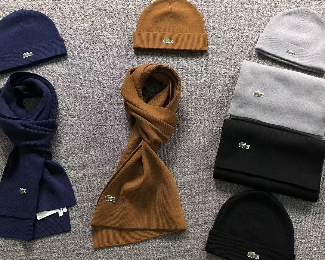 Lacoste 175 LACOSTE HAT SCARF 4207200701 (Long 176CM* Wide 29CM*) - Image 3