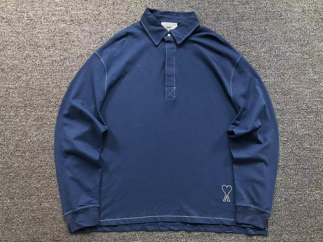 AMI 178 AMI LONG SLEEVED 22082714001 (Im 170Cm 60Kg I Wear Size M In The Phot) - Image 6