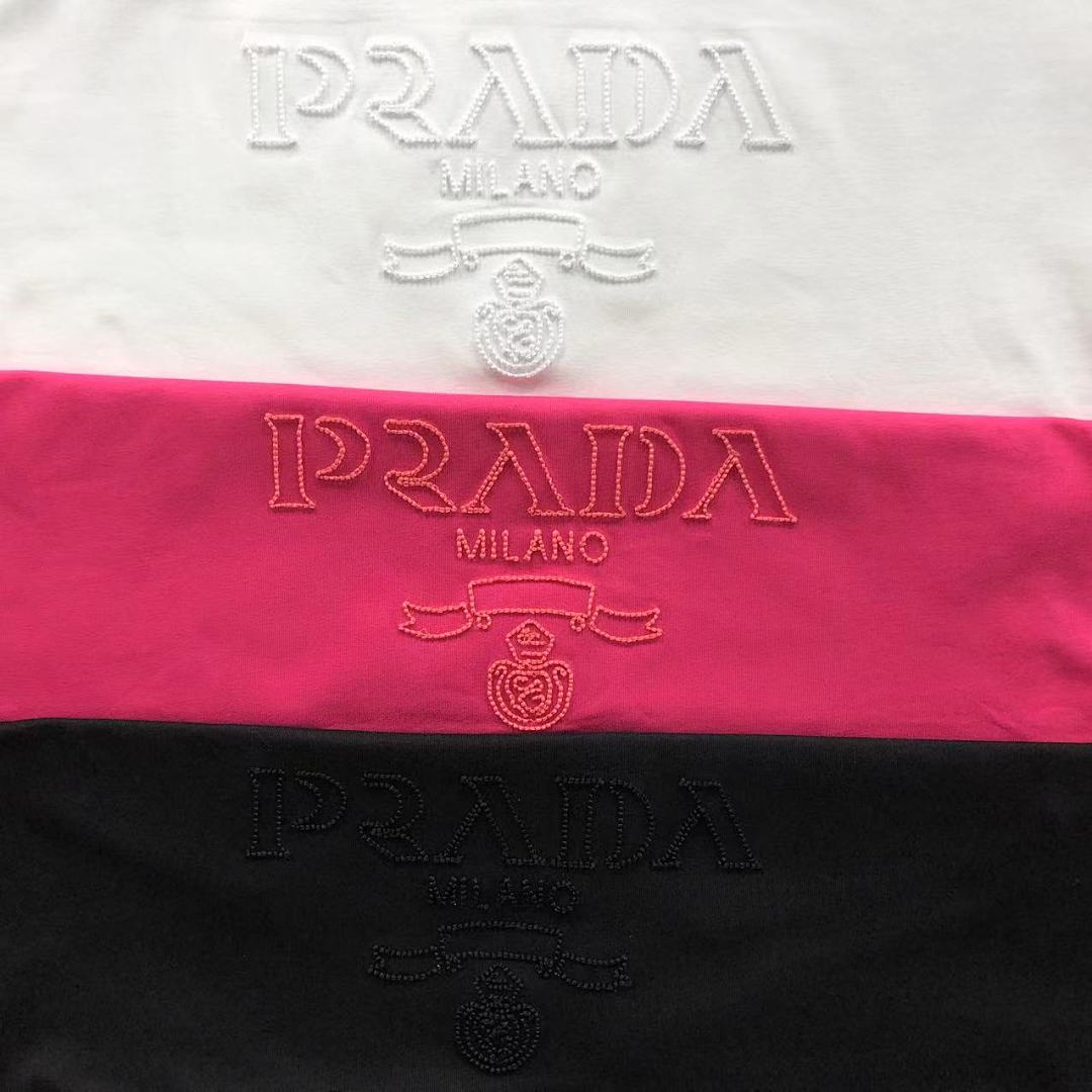 Prada 115 P⭐A⭐A T-SHIRT 510102381 (Im 170Cm 60Kg I Wear Size S In The Phot) - Image 14