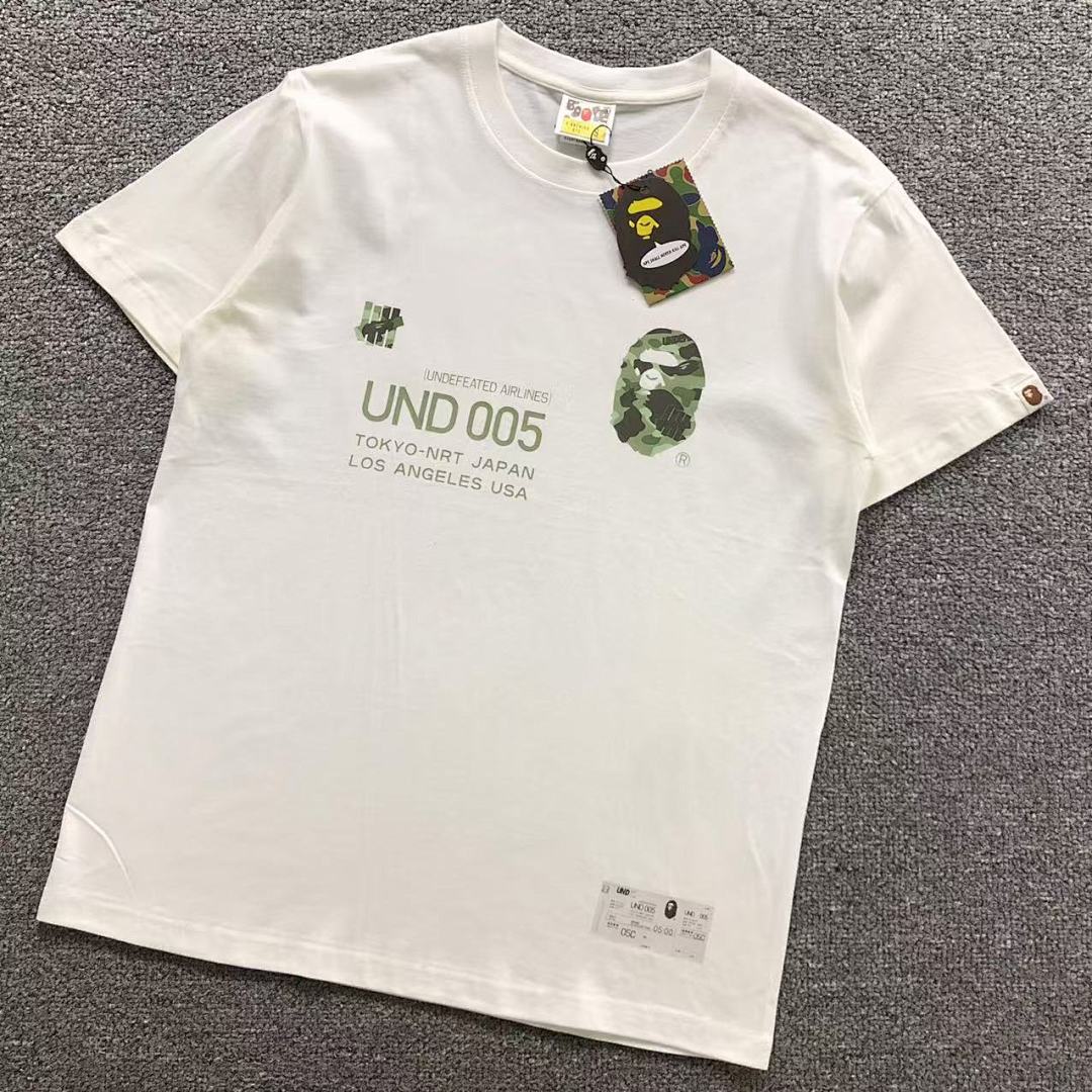 Bape 95 BAPE UNDEFEATED T-SHIRT 3110151017 (Im 170Cm 60Kg I Wear Size S In The Phot)