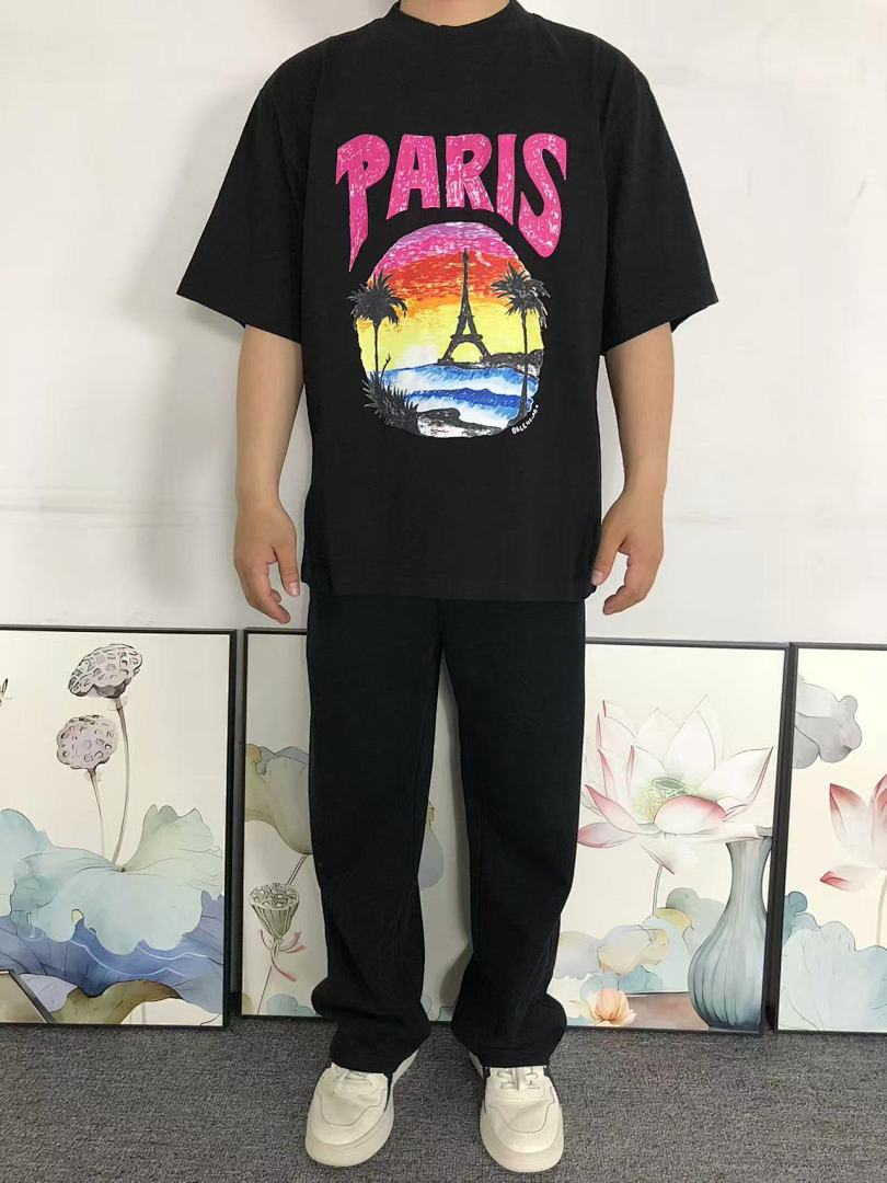 Balenciaga 118 B⭐L⭐⭐⭐IA⭐A T-SHIRT 42032405163 (Im 170Cm 60Kg I Wear Size XS In The Phot) - Image 3