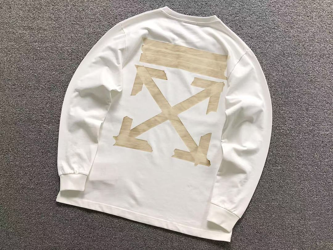Off-White 129 OFF-WHITE LONG SLEEVED 3207302221 (Im 170Cm 60Kg I Wear Size M In The Phot) - Image 7