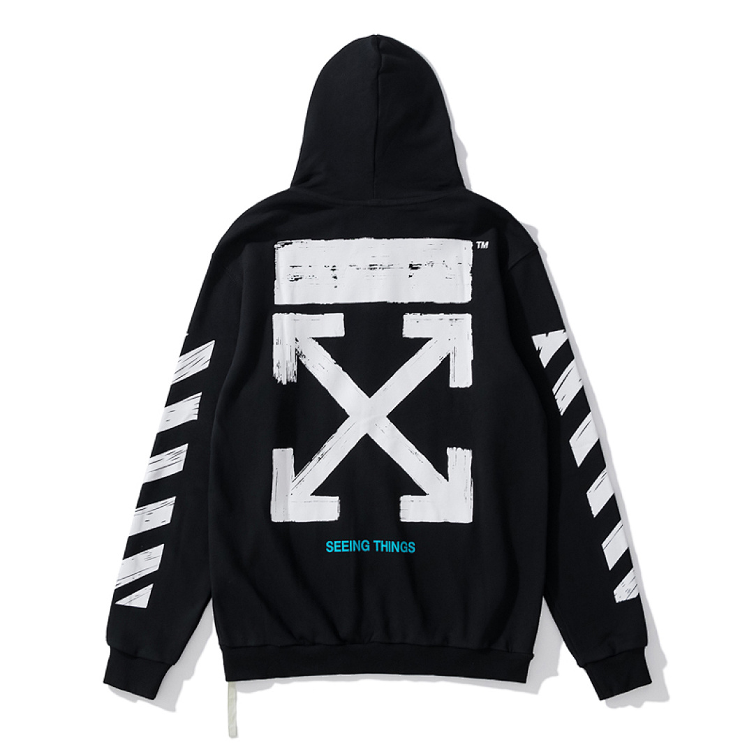 Off-White 118 OFF-WHITE (WHITE HOODIE) - Image 4
